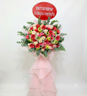 Hoa khai trương