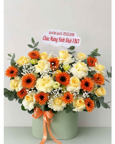 Mẫu Hoa Sinh Nhật-HSN08