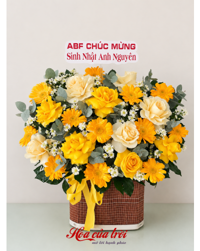Bó Hoa Tươi Vui-HNL53