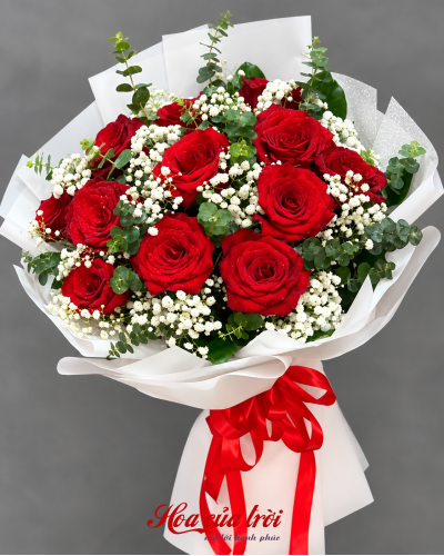 Bó Hoa Thắm Sắc-HB114
